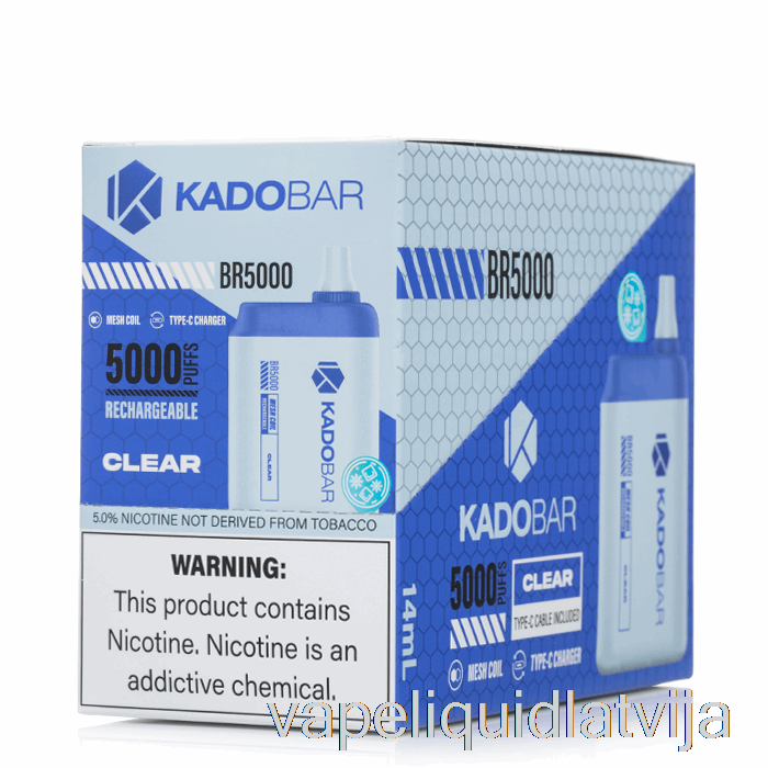 [5-pack] Kado Bar Br5000 Vienreizējās Lietošanas Vape šķidrums